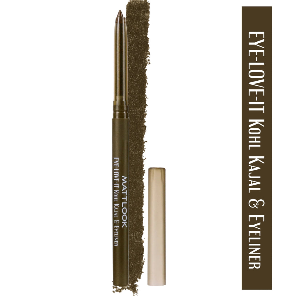 Brown Mattlook Eye Kajal & Eyeliner