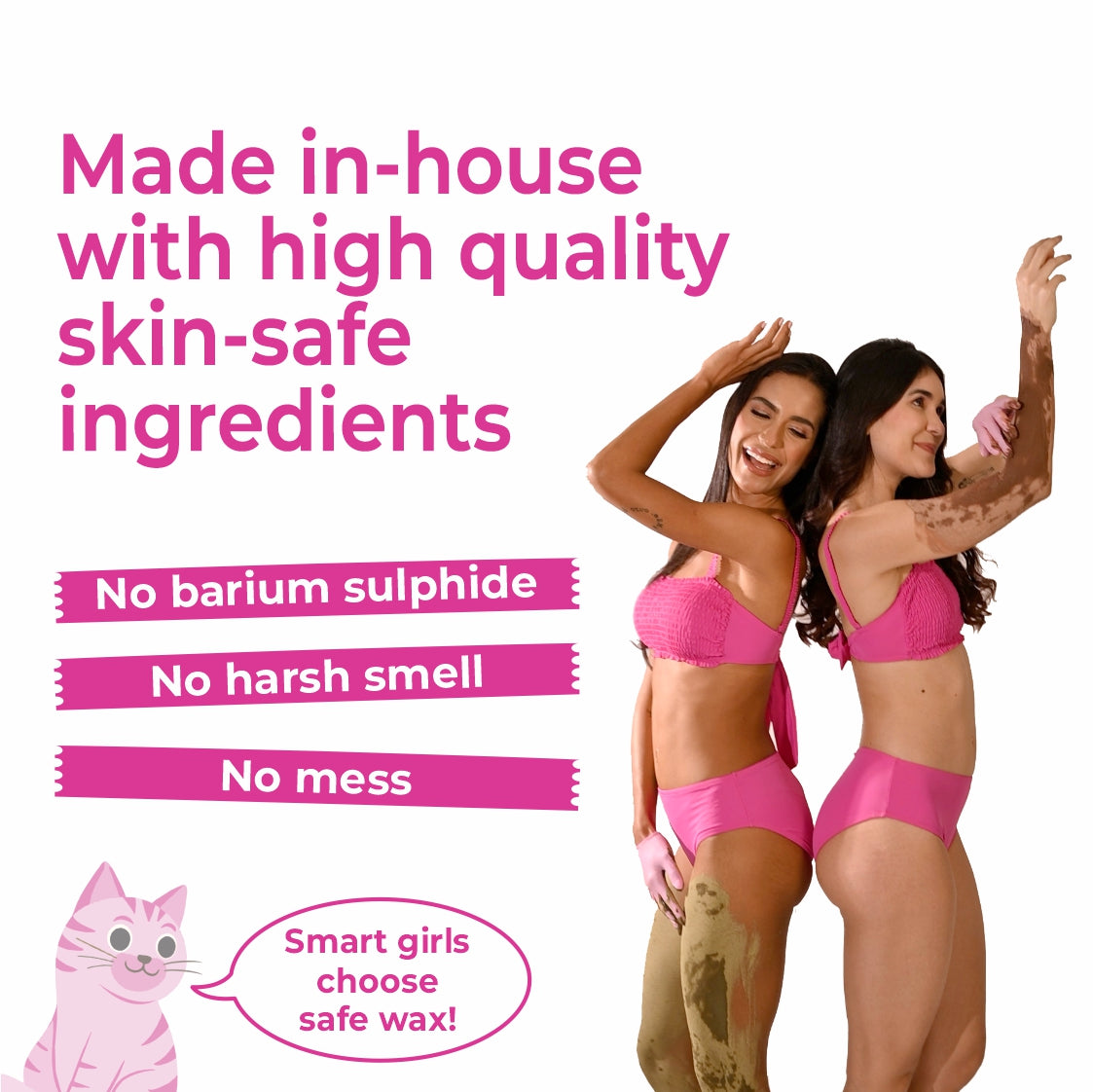 4-in-1 Meow Herbal Hair Removal Wax Powder Mask