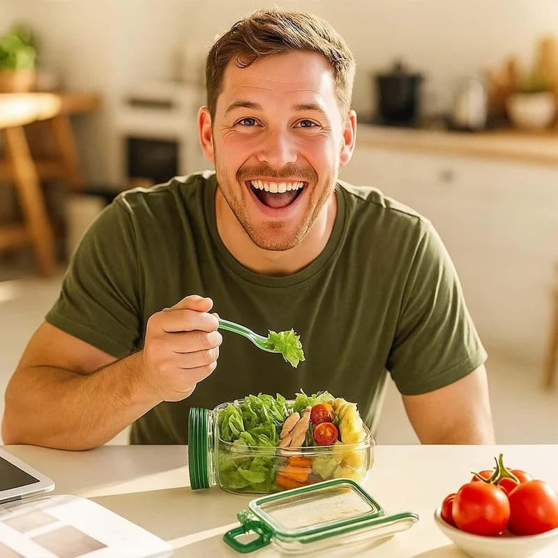 Premium Portable Food Container Meal Bottle (High Quality)