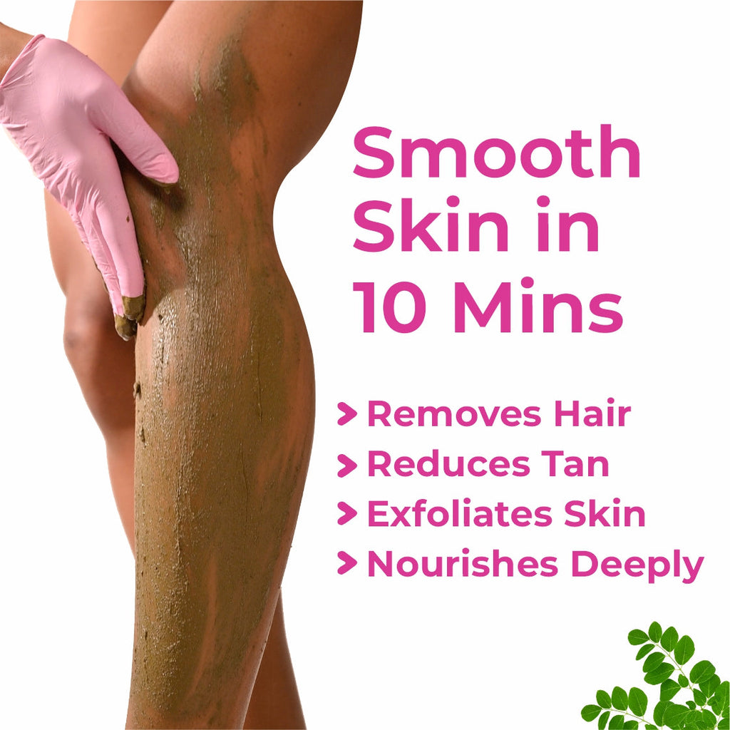 4-in-1 Meow Herbal Hair Removal Wax Powder Mask