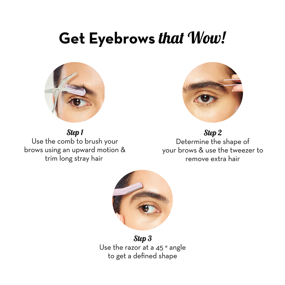 3 in 1 EyeBrow Trimmer Kit