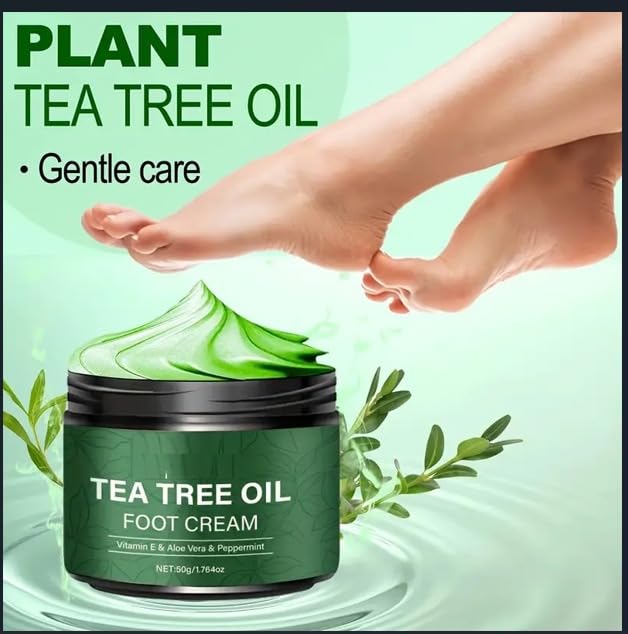 Soothing Aloe Vera & Tea Tree Foot Moisturizer Cream