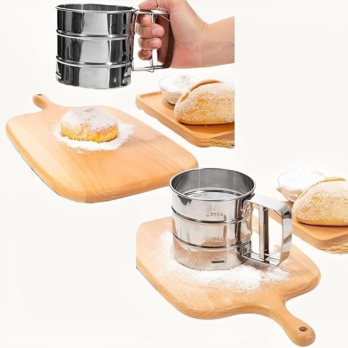 Hand Press Atta Chalni |Rust-Resistant & Durable(Pack of 2)