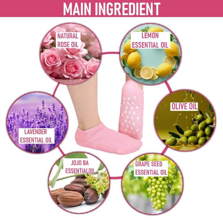 SPA GEL MOISTURIZING FOOT CARE SOCKS