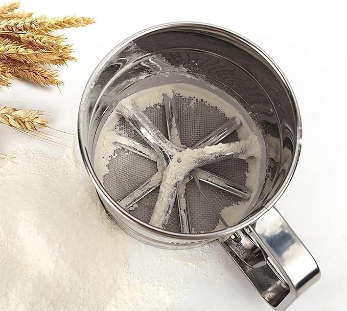 Hand Press Atta Chalni |Rust-Resistant & Durable(Pack of 2)
