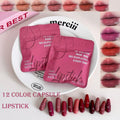 12 Color Mini Capsule Lipstick