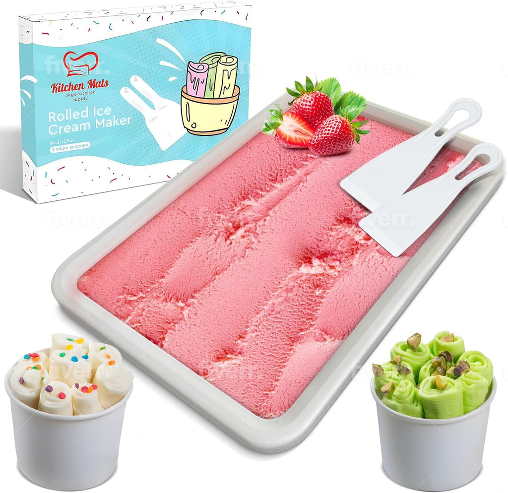 Cold Creamy Ice-cream Tray