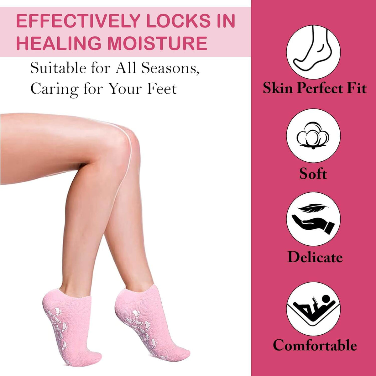 SPA GEL MOISTURIZING FOOT CARE SOCKS