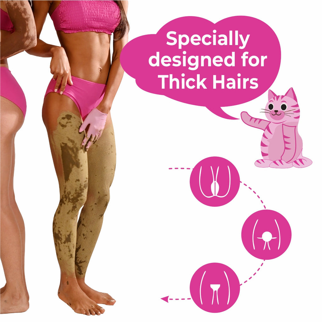4-in-1 Meow Herbal Hair Removal Wax Powder Mask
