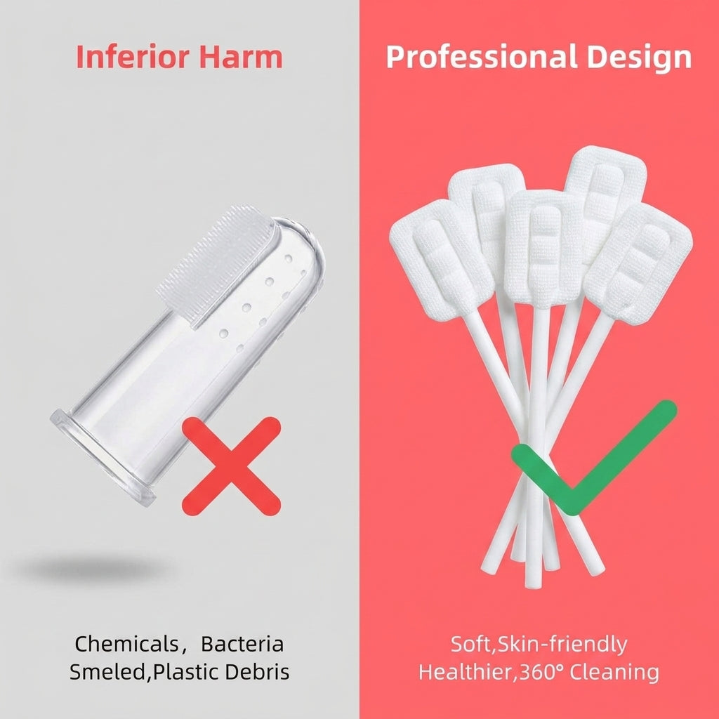 Imported Baby Oral Cleaning Gauze Sticks
