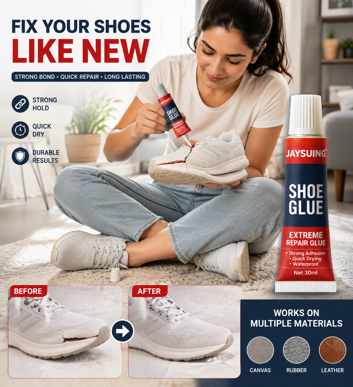 Jaysuing Shoe Repair Glue (Original)