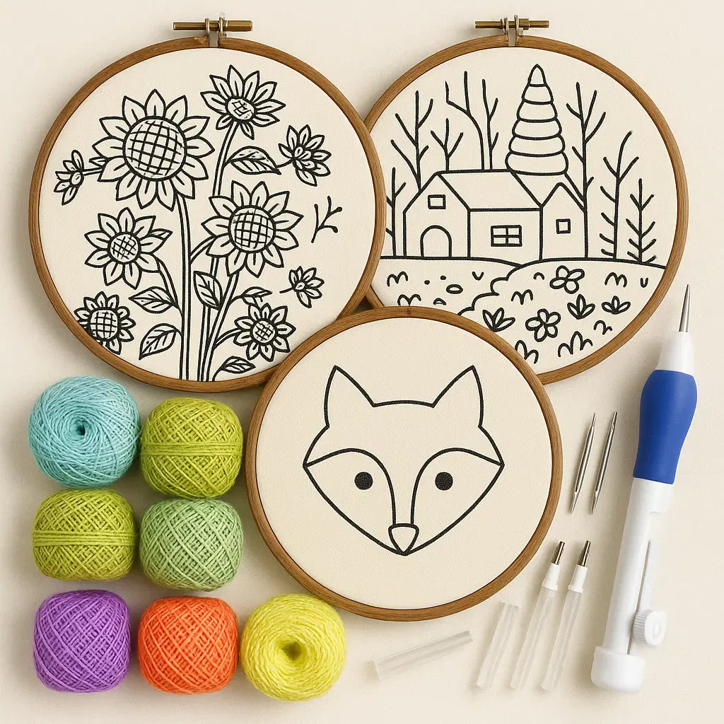 Punch Needle Embroidery Kit