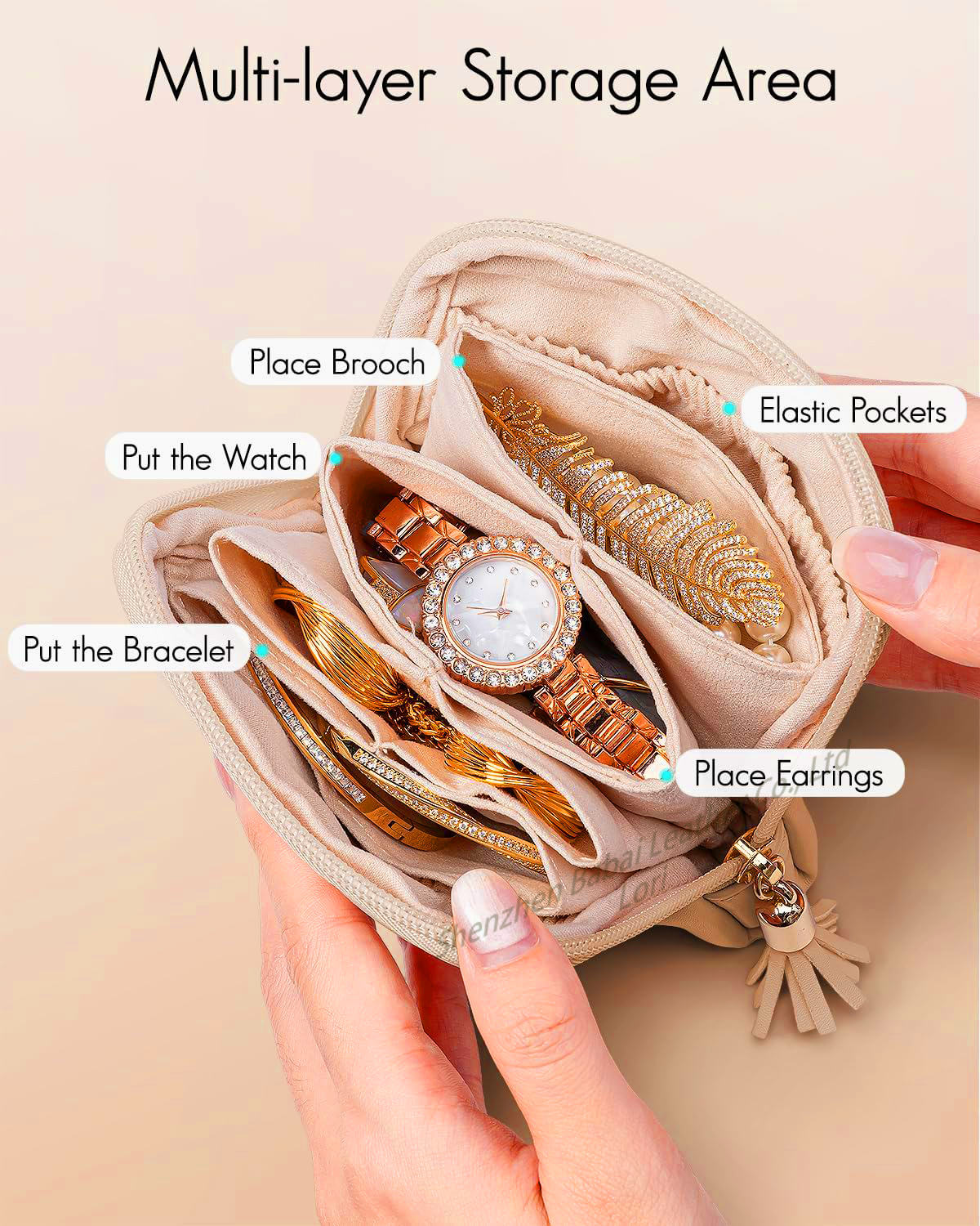 Pink Pouch Organizer