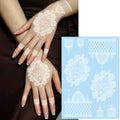 Neon Mehndi stickers