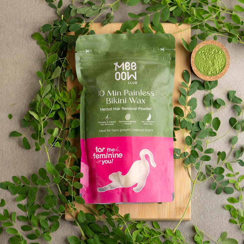 4-in-1 Meow Herbal Hair Removal Wax Powder Mask