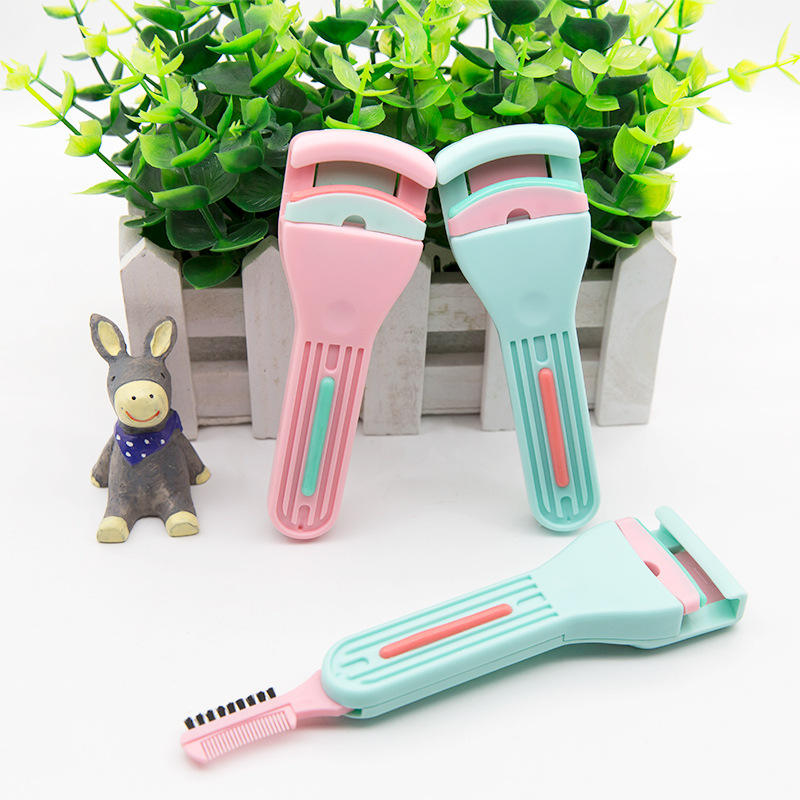 Eyelash Curlers with Brush Ergonomic Eyelash Clips