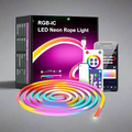 NeonGlow Smart Rope Strip Light with Music Syncing (5 Meters)