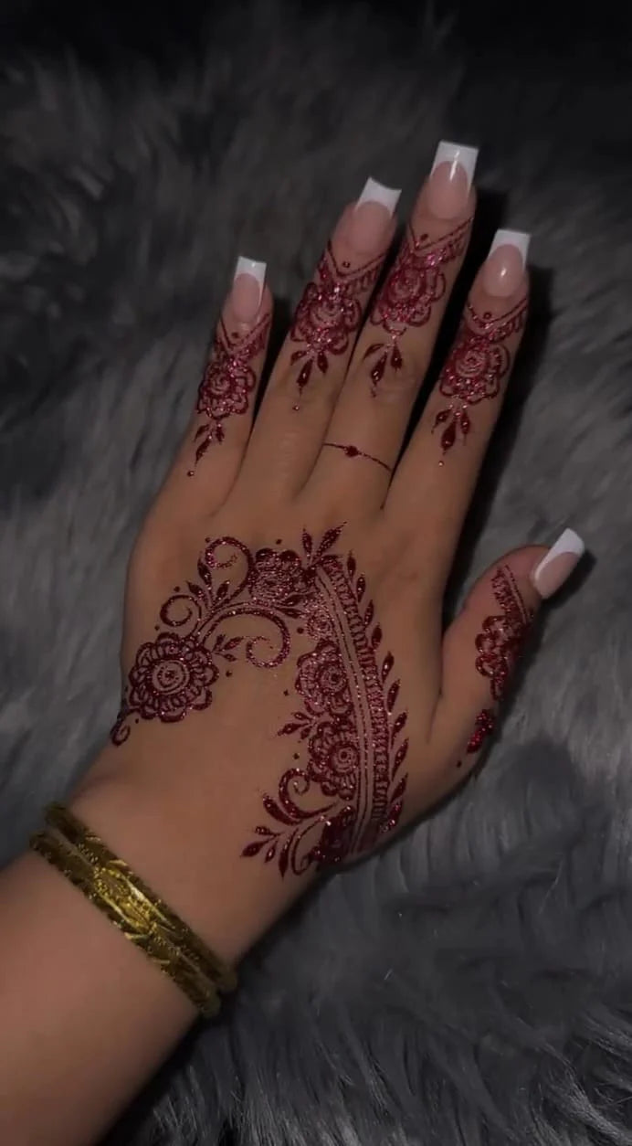 Glitter Mehndi