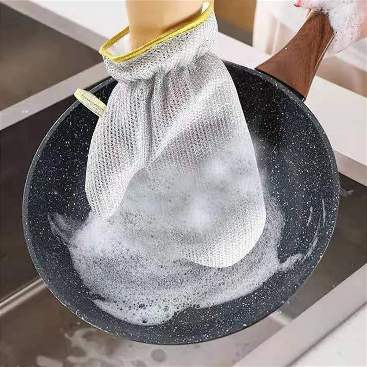 Wire Dishwashing Cleaning Gloves