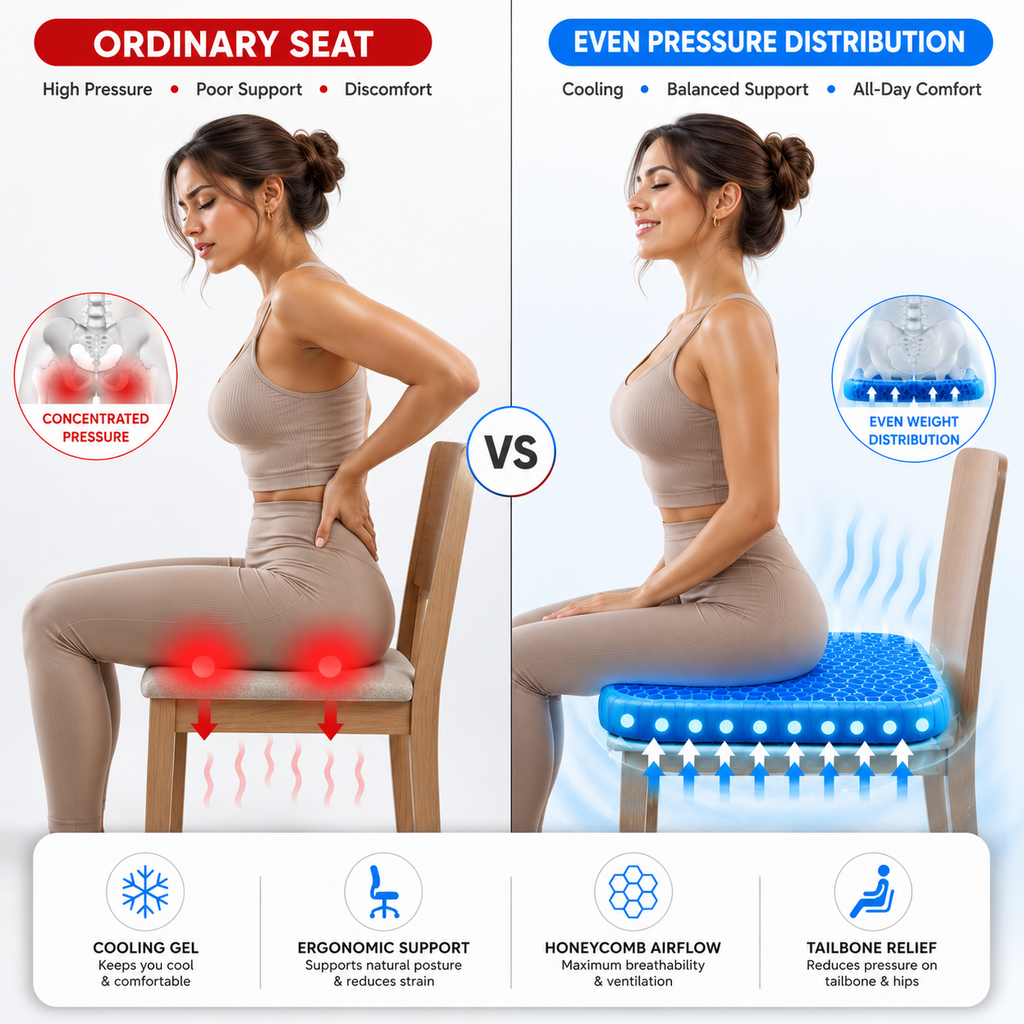 Gel Seat Cushion (Imported)