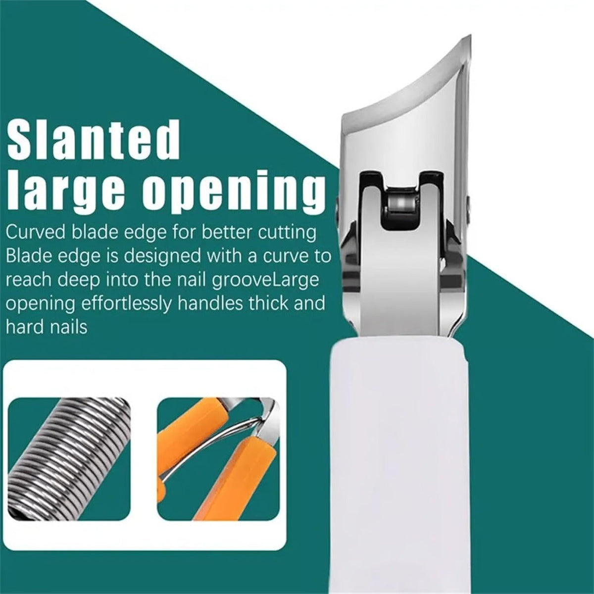 Anti-Splash Nail Curved Edges Clippers
