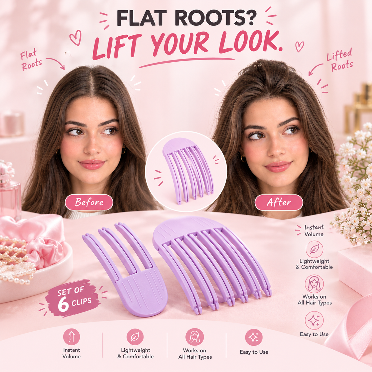 Hair Volumizing Clips