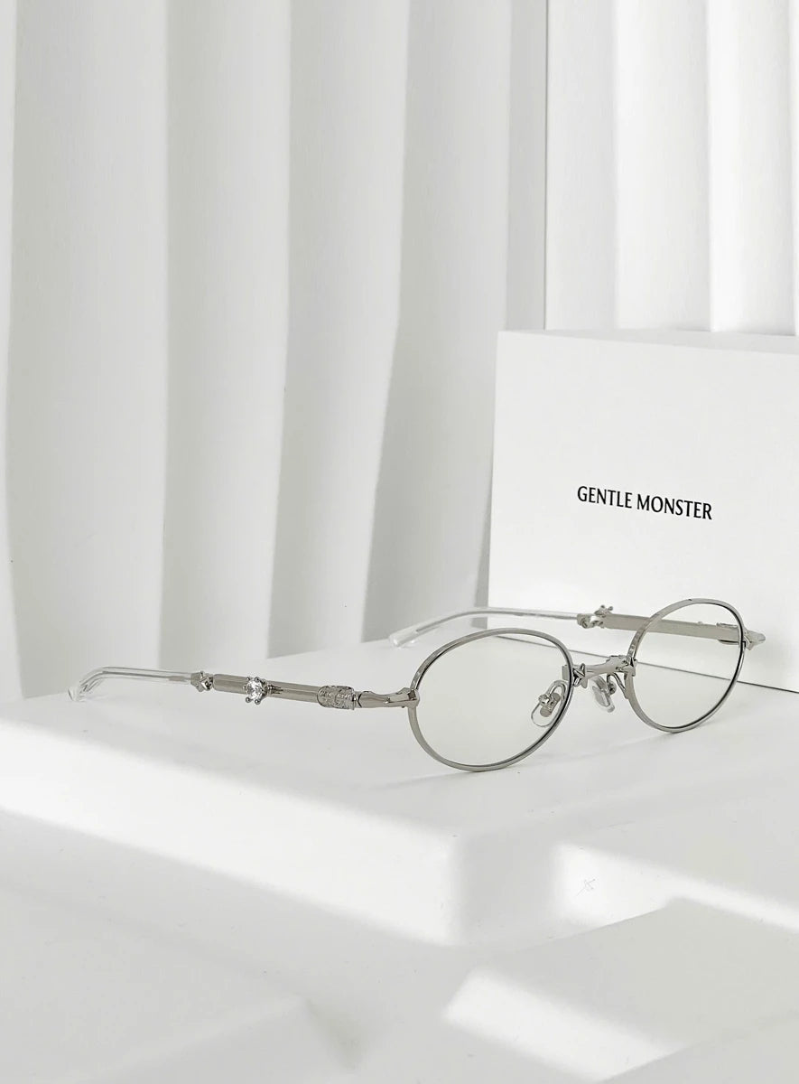 Crystal Orbit Foldable Round Glasses