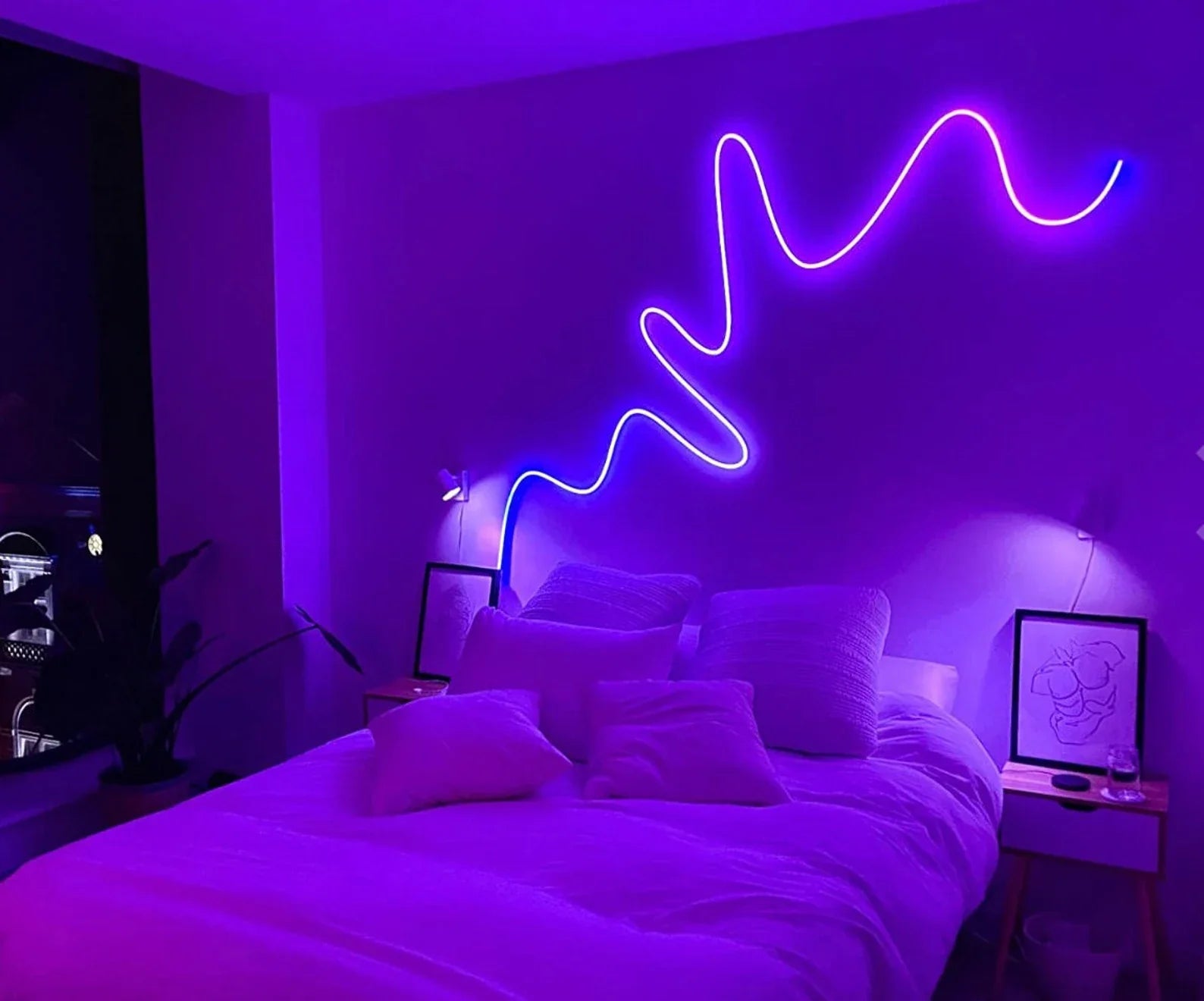 NeonGlow Smart Rope Strip Light with Music Syncing (5 Meters)