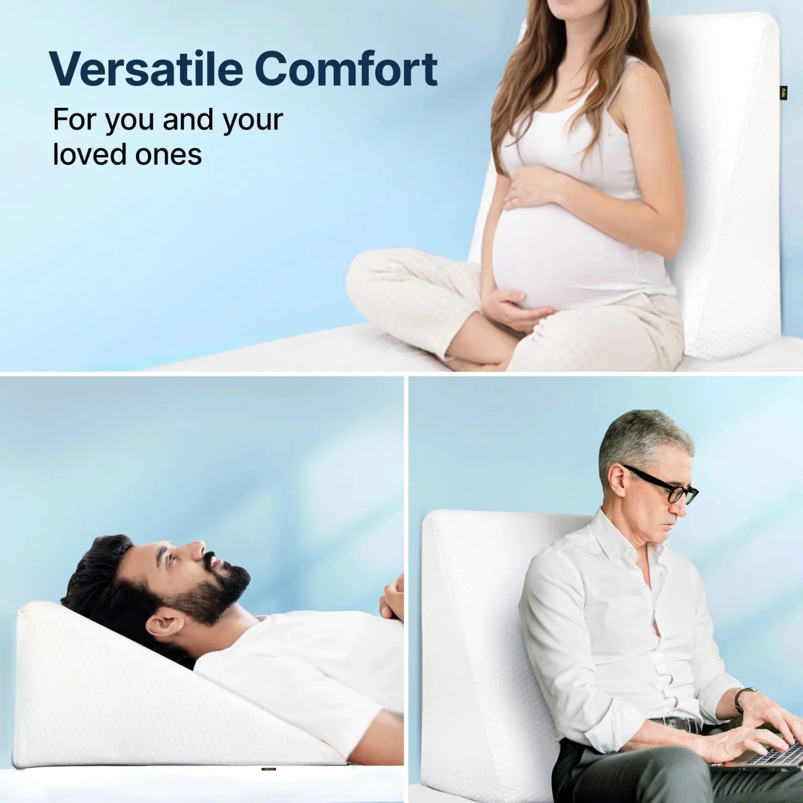 Orthopedic Relief Cushion for Back, Knee & Expecting Moms