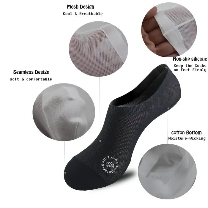 🔥Ultra Thin Liner Non Slip No Show Socks