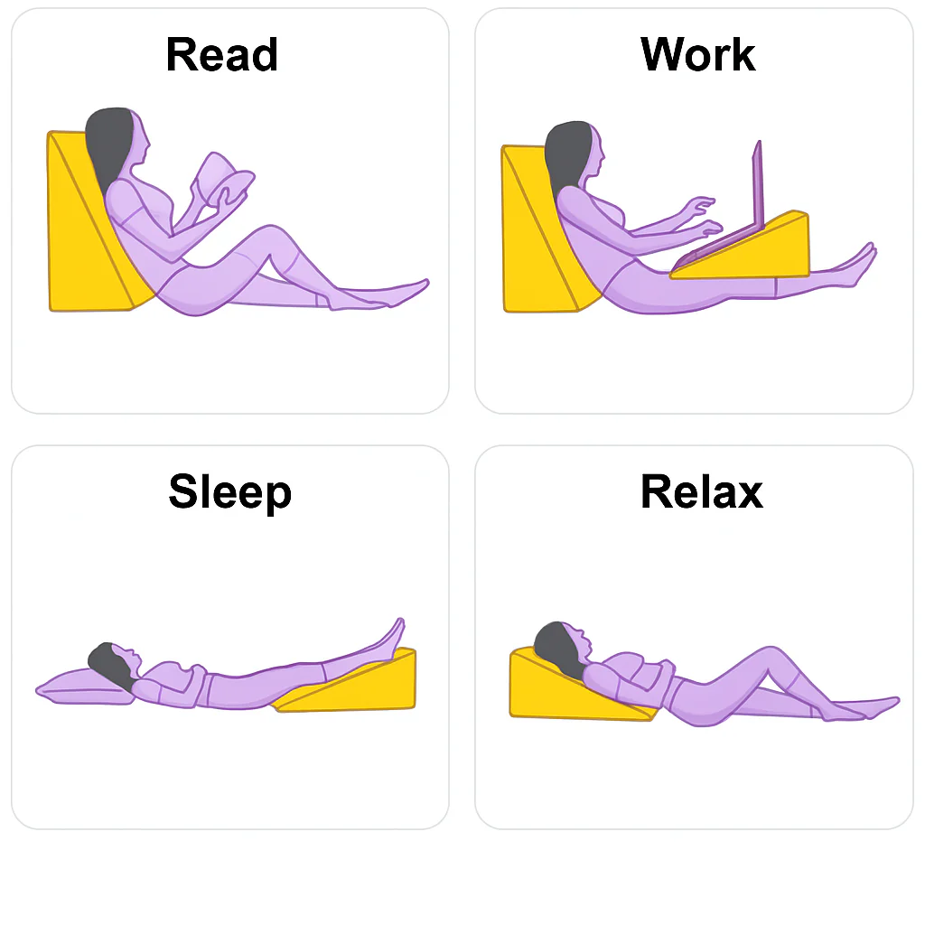 Orthopedic Relief Cushion for Back, Knee & Expecting Moms