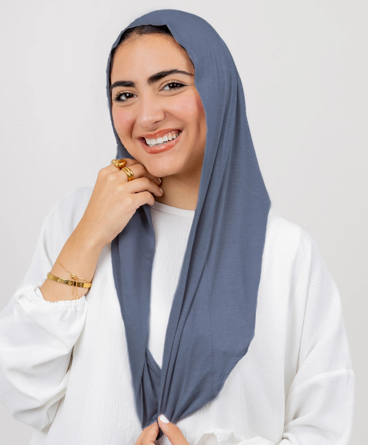 Easy Closed Wrap Scarf
