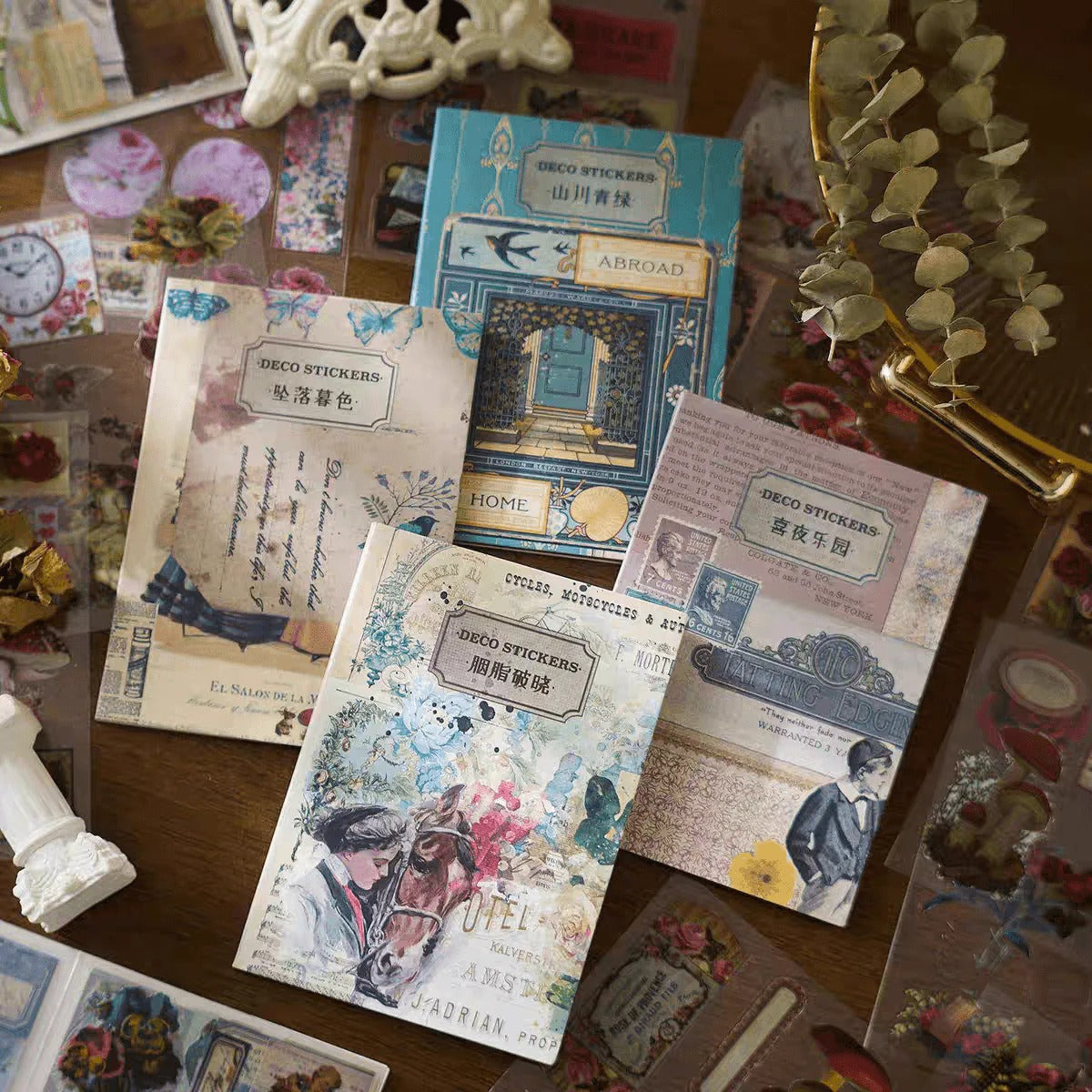 Vintage Deco Sticker Book