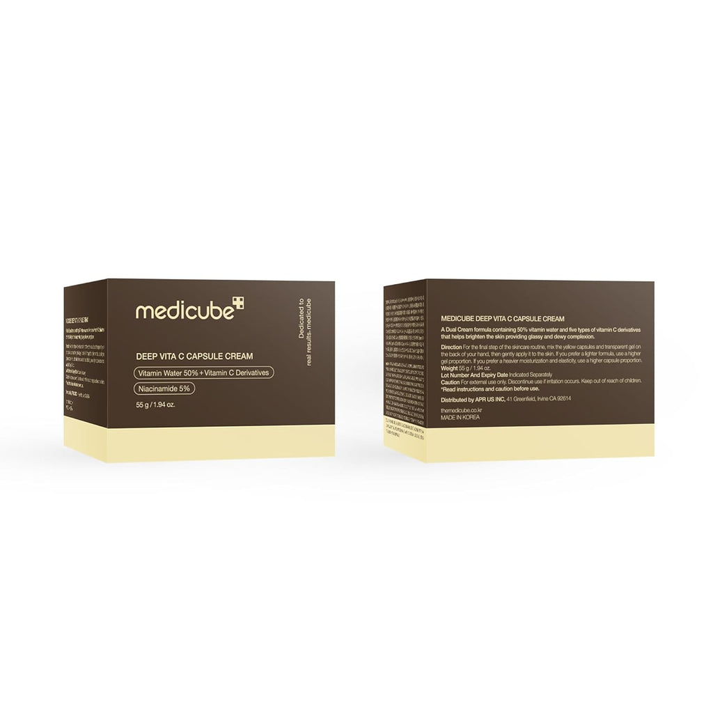 Medicube Deep Vita C Golden Capsule Face Moisturizer Cream  55g