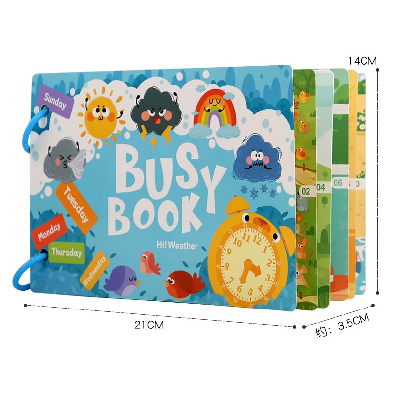 Learning Busy Book for Kids